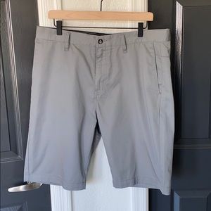Volcom Men’s Shorts, 34, Grey, Like New